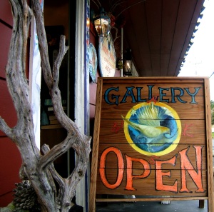The Hawks Perch Gallery, entrance, Carmel Valley
